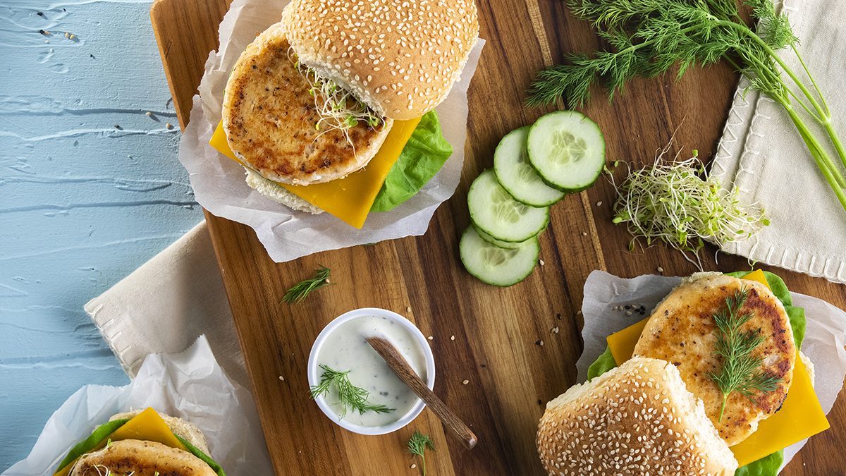 Atlantic Salmon Burgers, 6 Ways True North Seafood